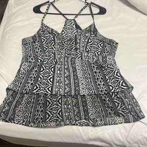 Tank Top with side Zipper